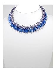 Dyed Mother of Pearl Necklace In Zinc
