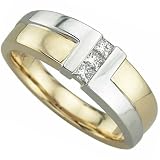 Two Tone Modish Men's Diamond Ring