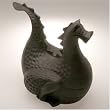 Hearth Magic Black Cast Aluminum Dragon Steamer for Fireplace