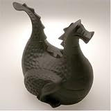 Hearth Magic Black Cast Aluminum Dragon Steamer for Fireplace
