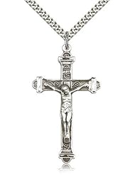 Crucifix Pendant, Sterling Silver