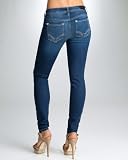 Rhinestone Rivet Skinny Jean - CASPIAN (28)