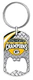 Green Bay Packers 2011 Super Bowl XLV Champions NFL Dog Tag Bottle Opener Keychain