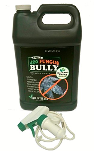 420 Fungus Bully - 25b All Natural Organic Mildew & Fungus Killer & Control for Medical Cultivation Hydroponics Plants Flowers Growers 25(b) Fungicide Alternative - 1 Gallon 420 Fungus Bully - 25b All Natural Organic Mildew & Fungus Killer & Control for Medical Cultivation Hydroponics Plants Flowers Growers 25(b) Fungicide Alternative - 1 Gallon