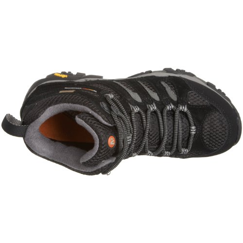 Merrell Moab Mid Gore-Tex, Chaussures montantes femme - Noir (Black), 38 EU
