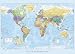 World Map (Flags at Bottom, Huge) Art Poster Print - 40