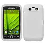 Blackberry Torch 9850 Silicone Skin Soft Phone Cover - Frost White