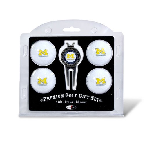 Michigan Wolverines Divot Tool Ball Set