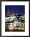 Castle and St Vitus Cathedral, Prague, Czech Republic Framed Art Poster Print by Jon Arnold, 18x22