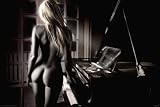 Produkt-Bild: Sch&ouml;ne Frauen - Blond Piano Poster (91 x 61cm)