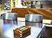 SouvNear 10 Inch Tissue Box Holder Tissue Cover Paper Dispenser Rectangular Brown Decorative Tissue Boxes