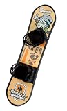 Kindersnowboard-Set: 1 Board inkl. größenverstellbaren Soft-Boot-Bindung Gr. 30-36