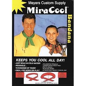 OccuNomix MiraCool Cooling Bandana - Chili Pepper - Pack of 12 - MCCP -12 by 