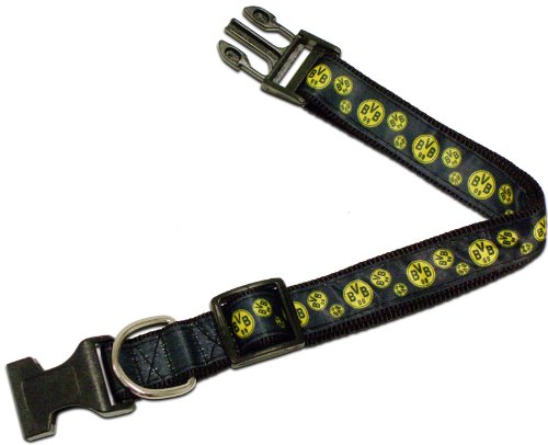 Trade Con Hundehalsband groß Borussia Dortmund, Schwarz/Gelb, 45-60 cm lang