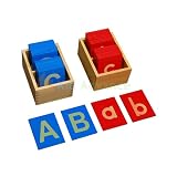 MontessoriLowerandCapitalCaseSandpaperLettersw/Boxes