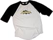 Batman Classic Bat-Cape Logo Adult 3/4-Sleeve Baseball T-Shirt