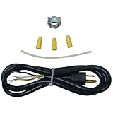 Whirlpool 4317824 Dishwasher Power Cord 4-Foot 3 Wire