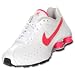 NIKE Kids Shox Classic Running Shoes, White/Cherry