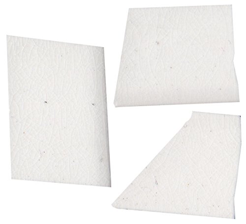 Mosaic Mercantile Crafter's Cut Ceramic Mosaic Tile, 1-Pound, White