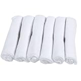 Kushies Wash Cloth 6 Pack, White by Kushies