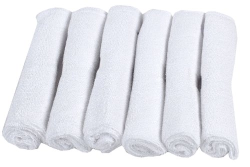 6 Pk Flannels/Wash Cloths