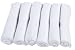 Kushies Wash Cloth 6 Pack, White