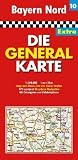 Die Generalkarte Extra Bayern Nord 1:200 000 - Mairdumont