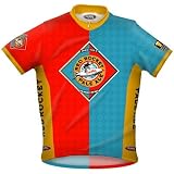 Primal Wear Men's Bristol Red Rocket Pale Ale Beer Short Sleeve Cycling Jersey - BRRRJ10M
