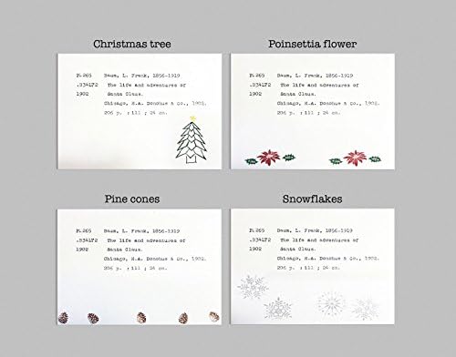 Twas the Night Before Christmas book theme holiday cards