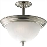 Progress Lighting Close To Ceiling P3877-09 Brushed Nickel