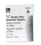 GB ELECTRICAL MSB-40 GARDNER BENDER INSULATED STAPLE pack of 40