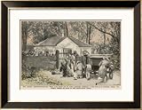 Blake an English Government Representative is Gunned Down by Sinn Fein Terrorists Framed Art Poster Print by W.r. Stott, 32x24