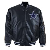 Dallas Cowboys Faux Leather Varsity Jacket