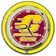 Central Michigan University Neon Clock - 14 Inch Diameter