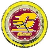 Central Michigan University Neon Clock - 14 Inch Diameter