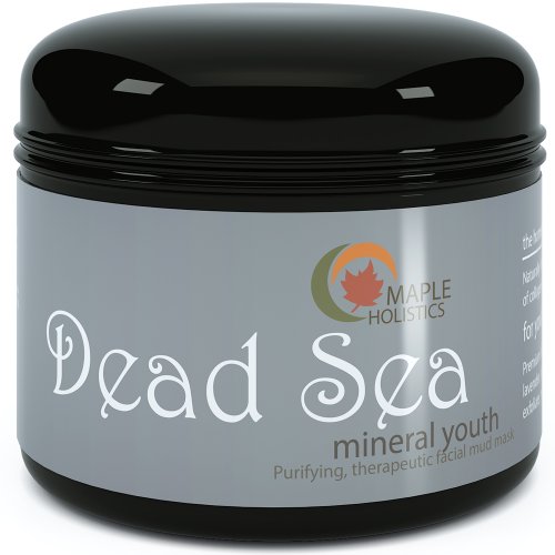 Dead Sea Mud Mask for Women, Men & Teens - Enriched with Organic Mineral Youth Formula to Balance Oily Skin, Remove Acne, Wrinkles & Exfoliate - Anti Aging Facial Cleanser Heals Oily Skin, Psoriasis, Minimizes Pores, Cleansing & Detoxifying Scrub - 9