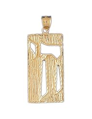 CleverEves 14k Gold Pendant Jewish Chais 8.4 - Gram(s)