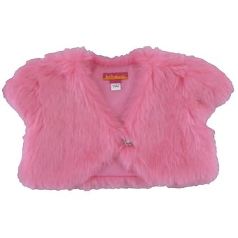 Kate Mack Pink Faux Fur Jacket