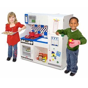 Melissa & Doug Deluxe Doll-House Kitchen Furniture
