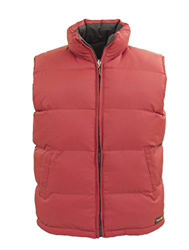 Tempco Men's Reversible Puffer Vest - Large - Red/Black