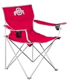 Logo Chair LCC-191-12 Ohio State Buckeyes NCAA Deluxe Folding Chair