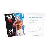 WWE Thank-You Notes (8) Party Supplies