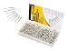 Maxcraft Aluminum Rivet Assortment - 500-Piece