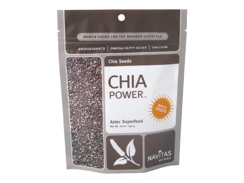 Navitas Naturals Chia Seeds Aztec Superfood, 16 Ounce Pouch