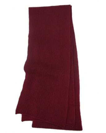 Pure Cashmere Scarf In Burgundy For Man