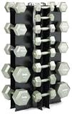4-sided Vertical Dumbbell Rack