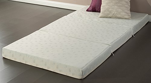 Sleep Master Memory Foam 4 Inch Tri-Fold Comfort Mat