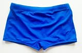 Mens Square Cut Brief with Adjustable Elastic Drawstring Waist. Lined Pouch. Solid Colors in Royal, Navy and Black in Sizes S(28-30) - XL(40-42)