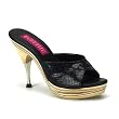 4 1/2 Inch Heel Snake Print Sandals Leather Slip Ons Sexy High Heel Shoes Black Red Tan