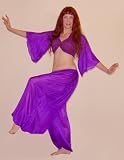 Purple Silk Harem Pants